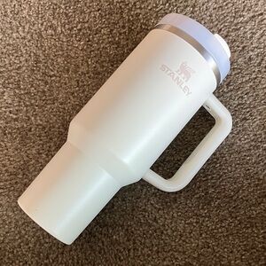 Stanley White Insulated Travel Tumbler with Handle